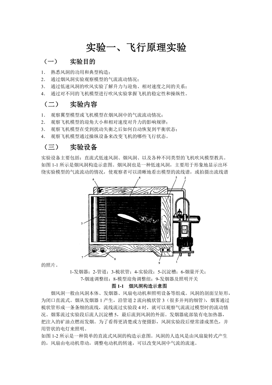 仪表台板及附件与飞机模型实验报告