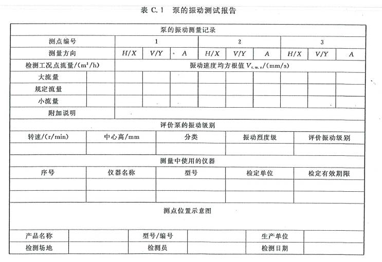 成套设备与测振仪检验报告