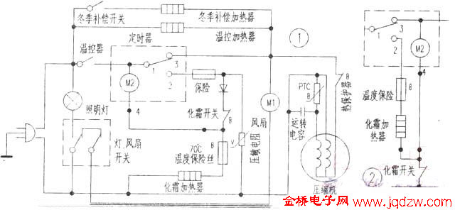 离心机/风机与车载冰箱电路板接线图