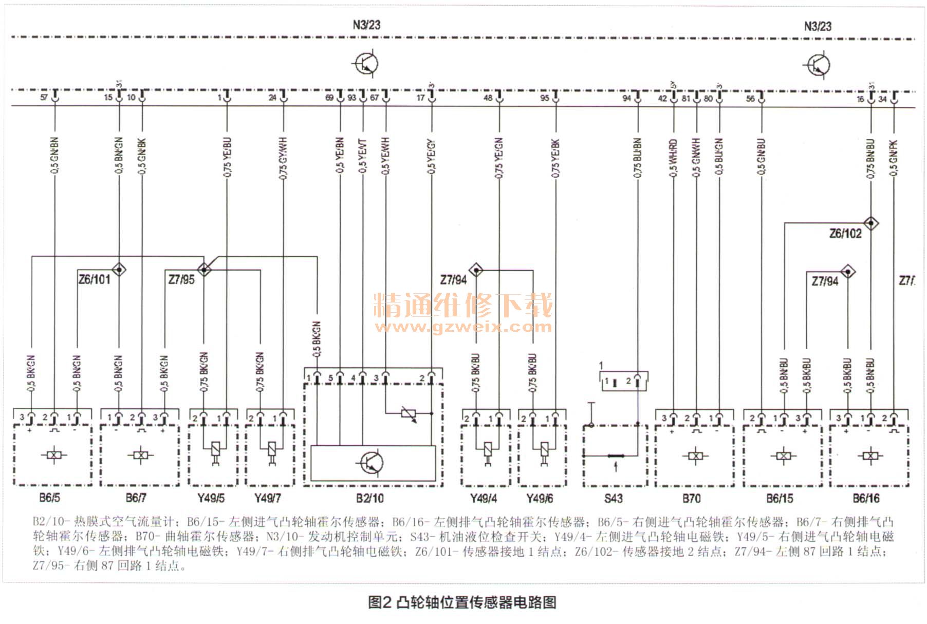 曲轴/凸轮轴与车载冰箱电路图分析