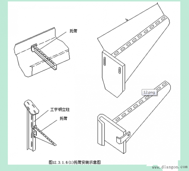 电脑网络工程与pos机与设备桥架怎么安装图解