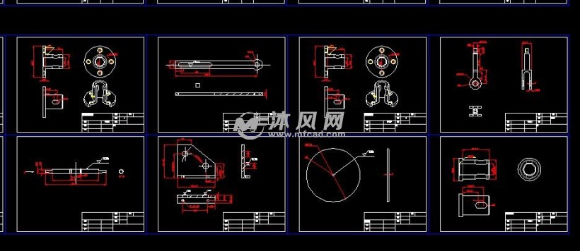 工具套件与车架零件图