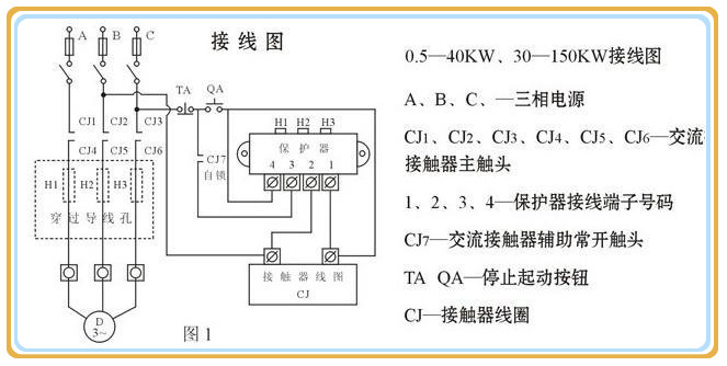 交通运输与风机保护器接线图