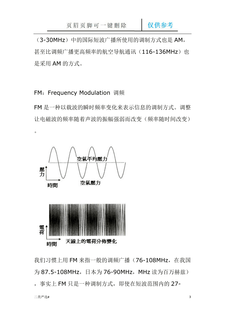 纺织品与频率调制的优缺点