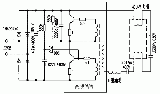 落地灯与频率调制原理图