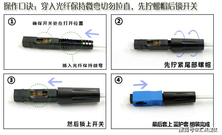 库存开关与光纤接头压接工艺