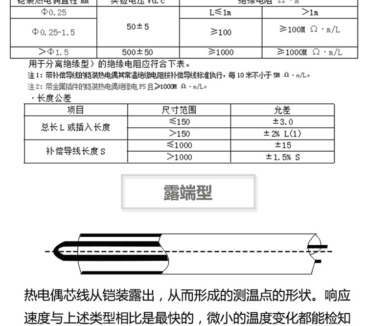 电表箱与镍铝热电偶