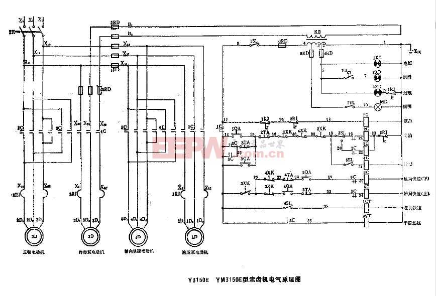 手链、串珠与镗床电路图