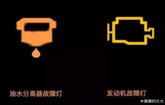 卡片类与大车油水分离器故障灯