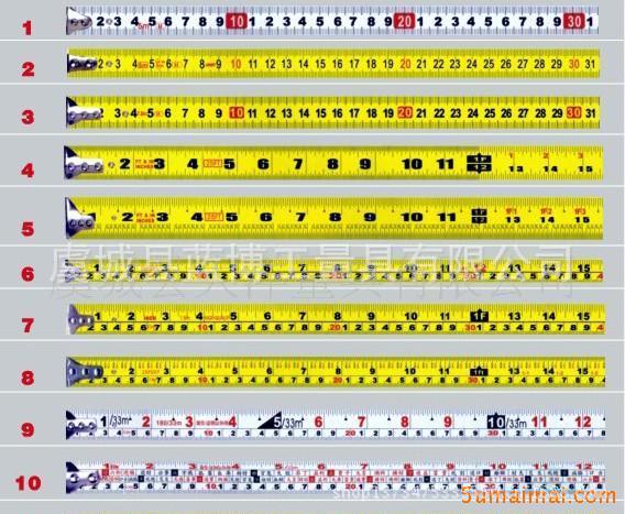 标线涂料与玻璃与卷尺造光尺带与电镀尺带区别