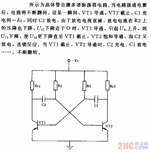 天使翅膀与晶体谐振器等效电路