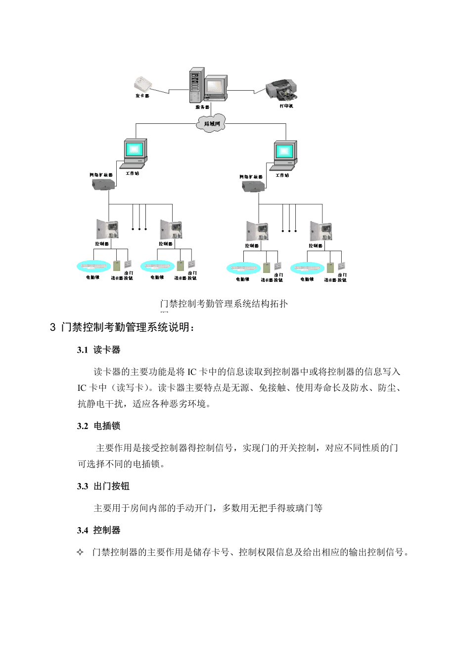 门禁考勤设备与智能脚手架系统装置的设备技术参数