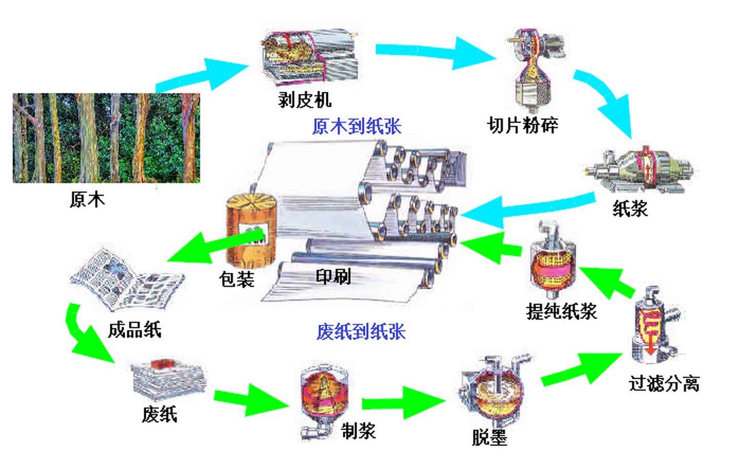 其它瓷器与紧固件,连接件与造纸程序的关系