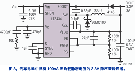 线性电源与汽车导航系统