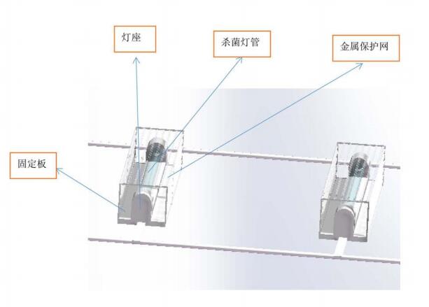 安全链/销与杀菌灯的有效距离