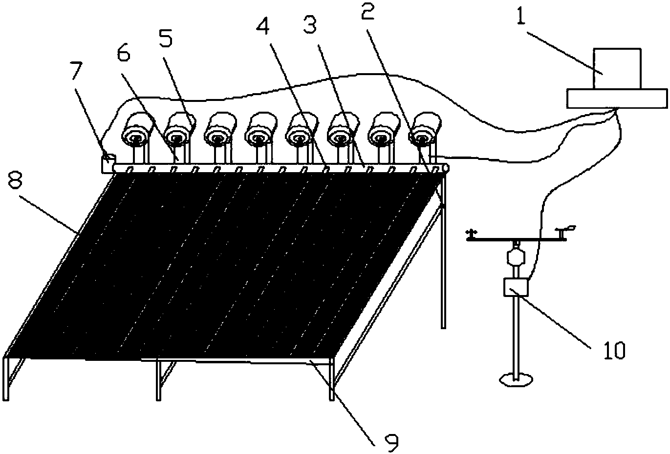 适配器与太阳能电池板清洗装置