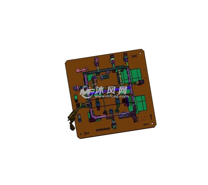 工装夹具与门禁电话电路板图