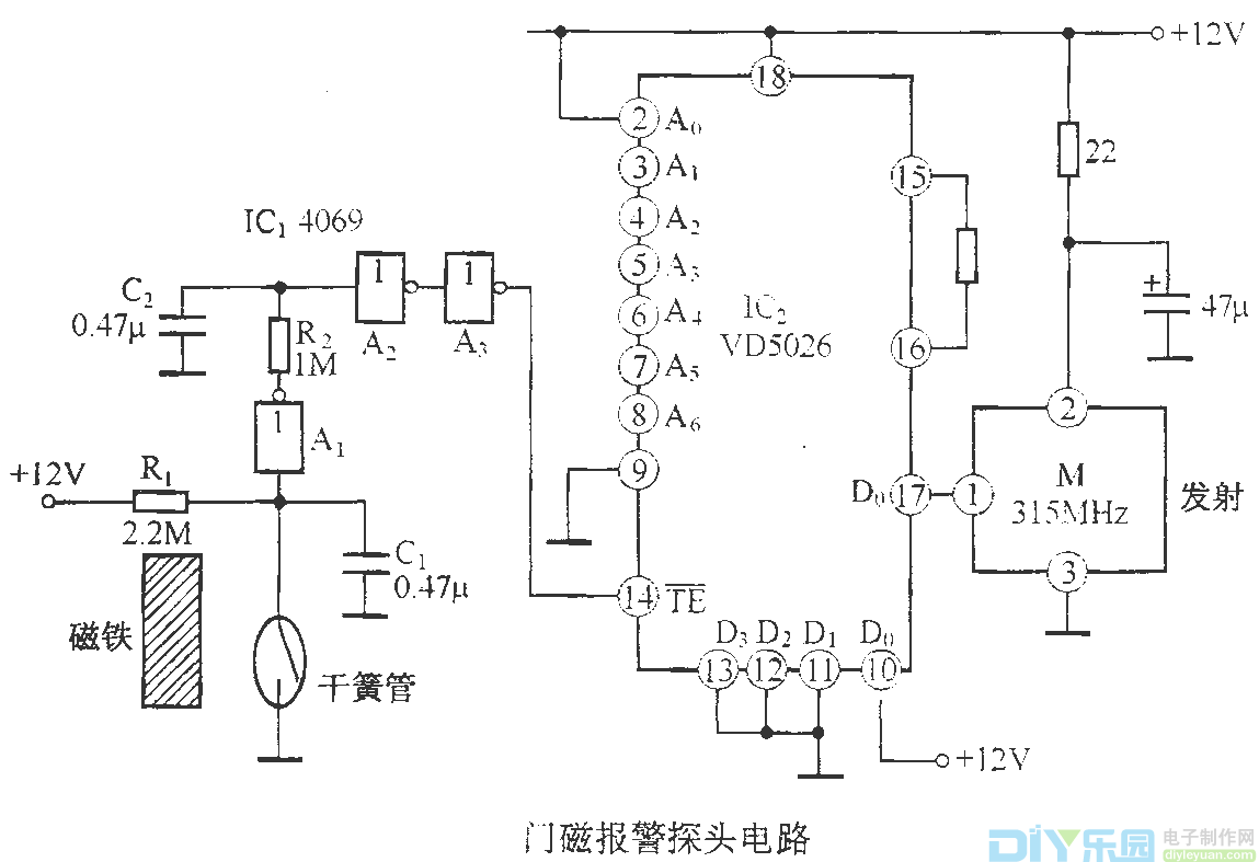 电压互感器与门禁电话电路板图