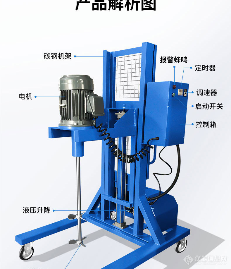 搅拌机与喷涂升降机工作原理