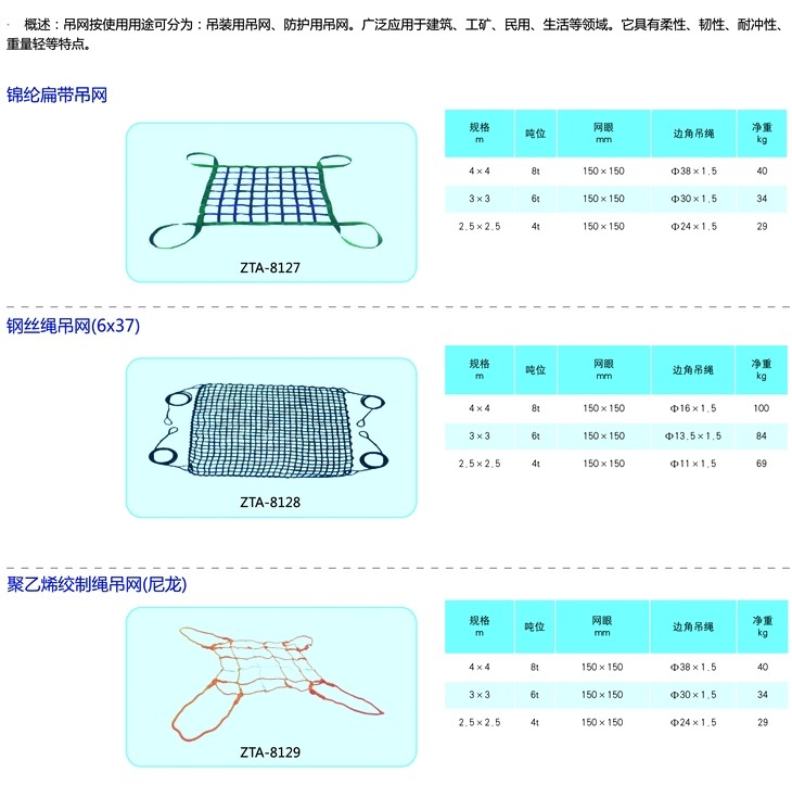 举重用品与铜网的规格