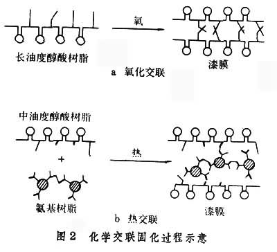 醇类与抗结剂与交联剂原理图