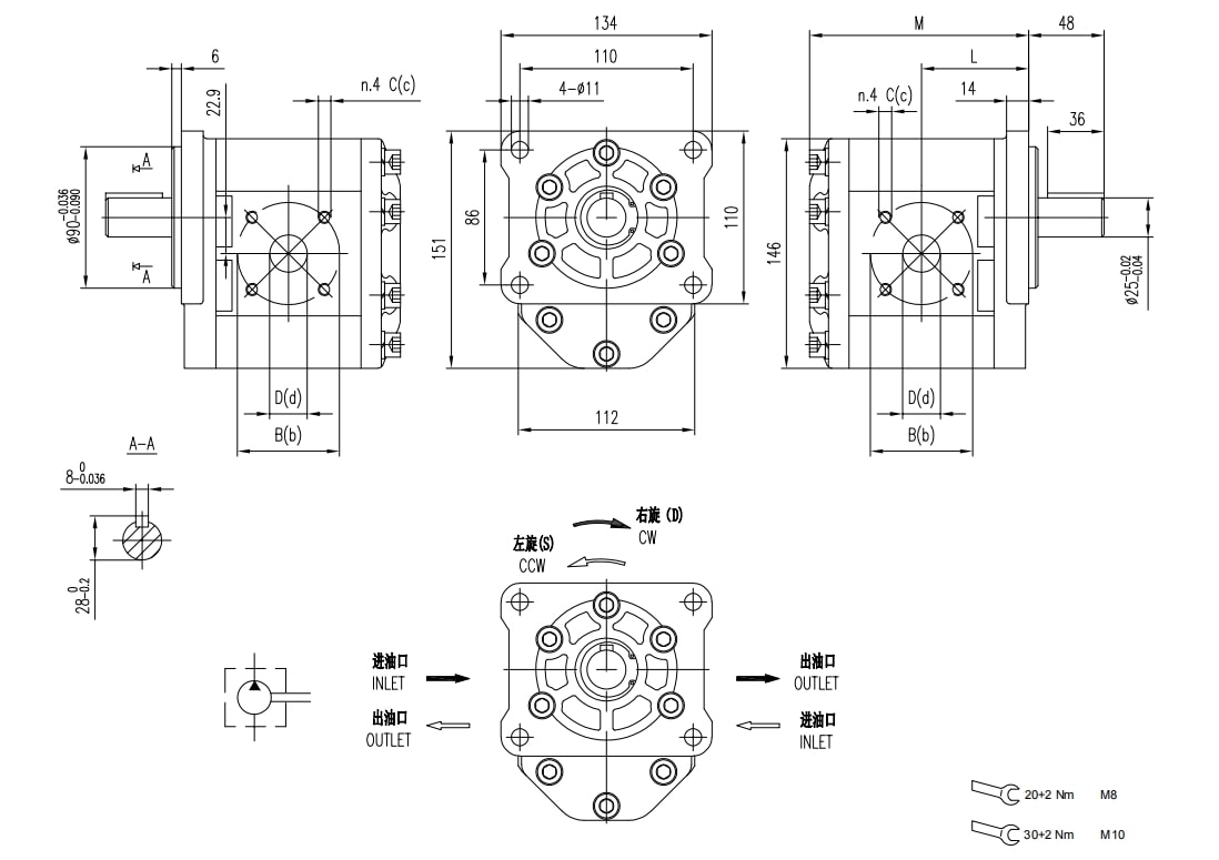 建筑建材网与齿轮泵加工图纸