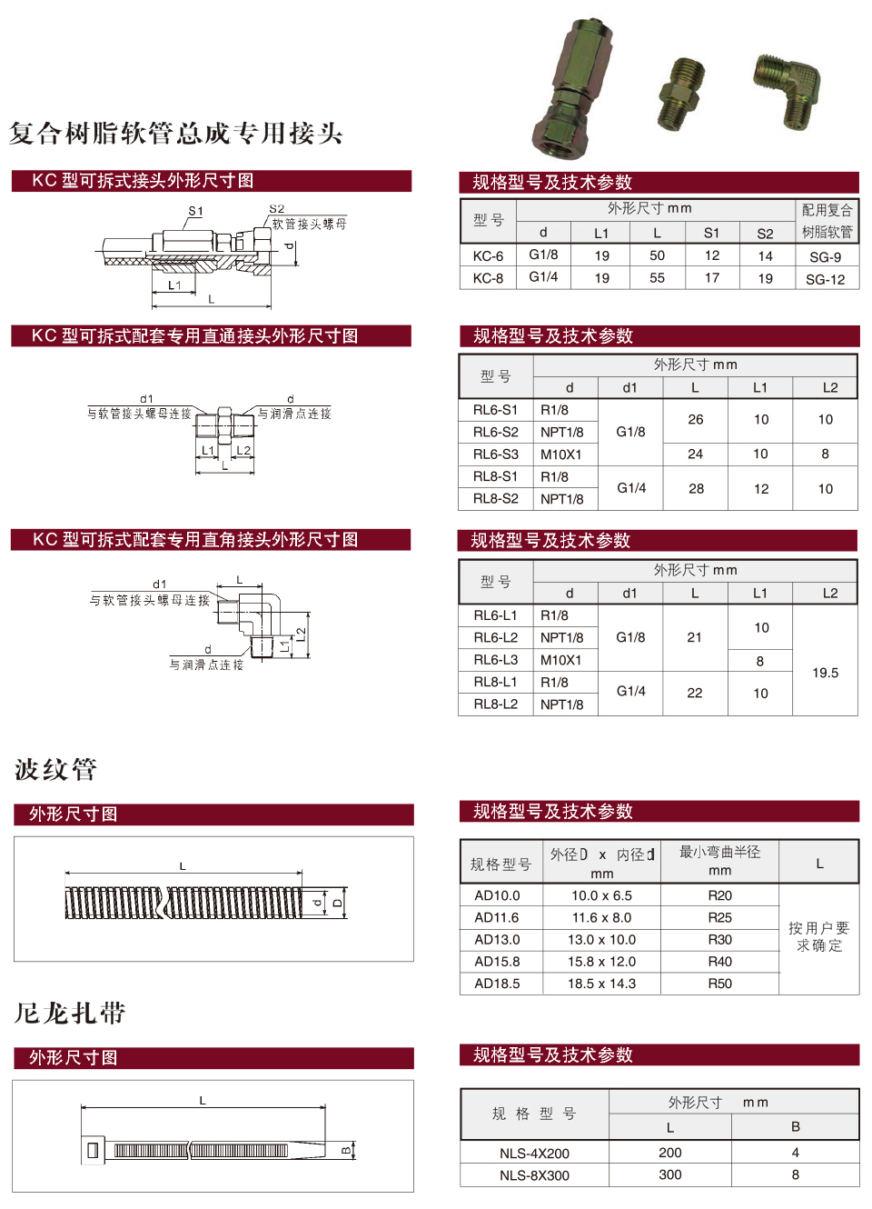 野营用品与管道连接件标准