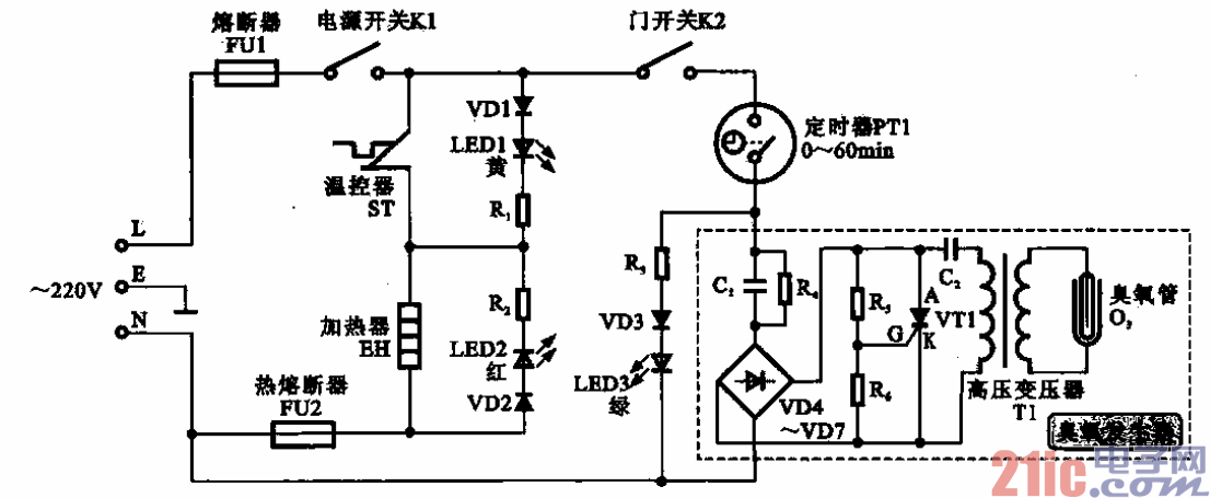 其它皮草与蒸汽清洗机控制电路