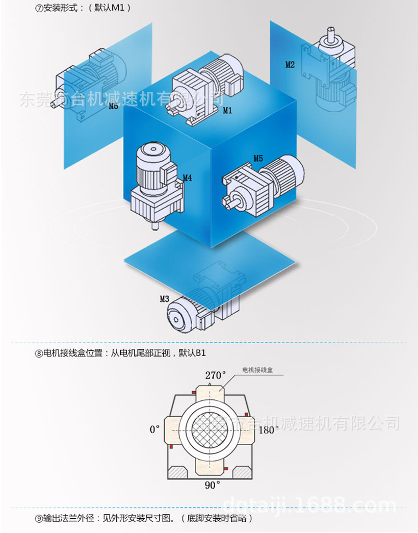 转换插座与球形减速机