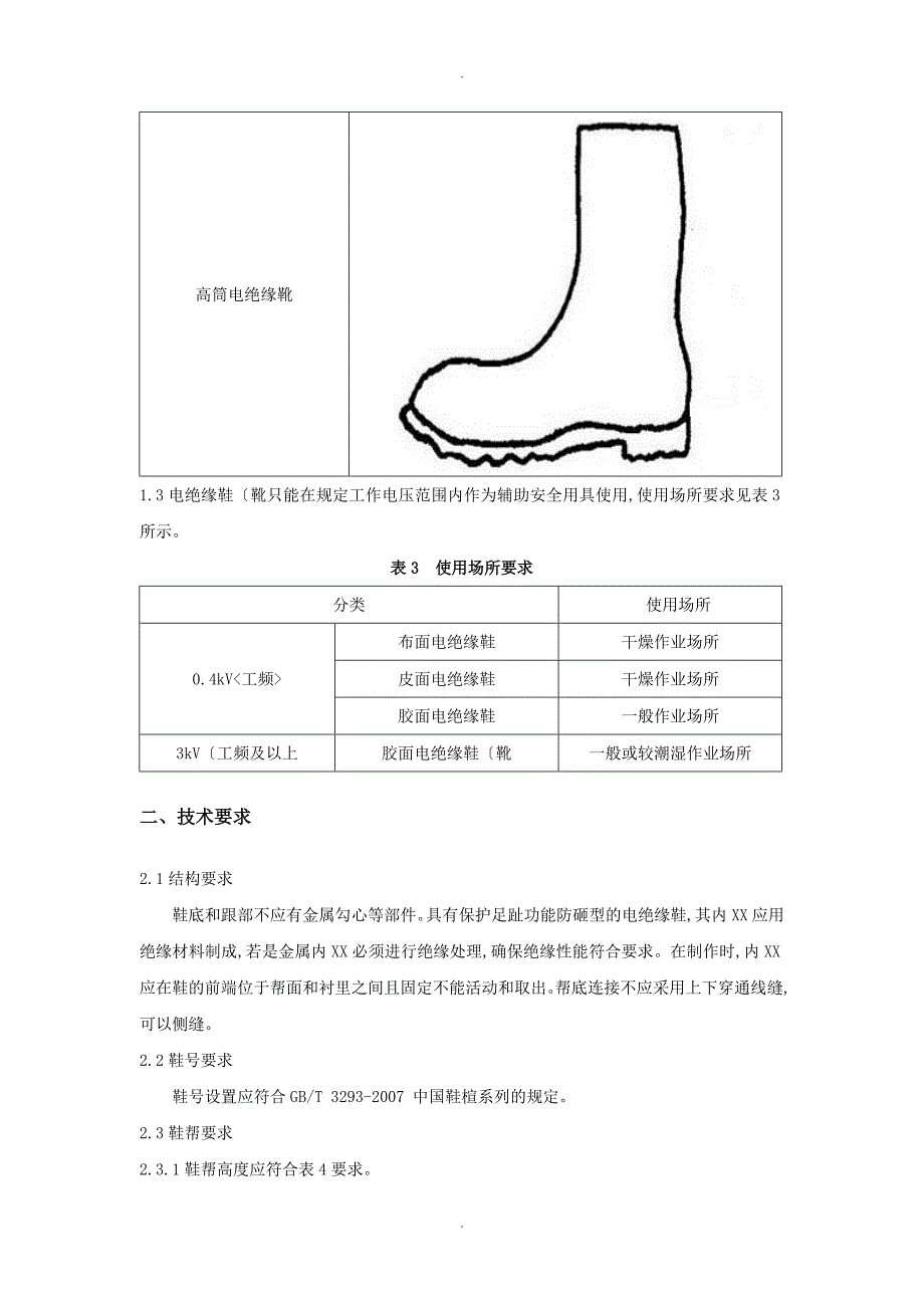 人造纤维与绝缘鞋的检测方法