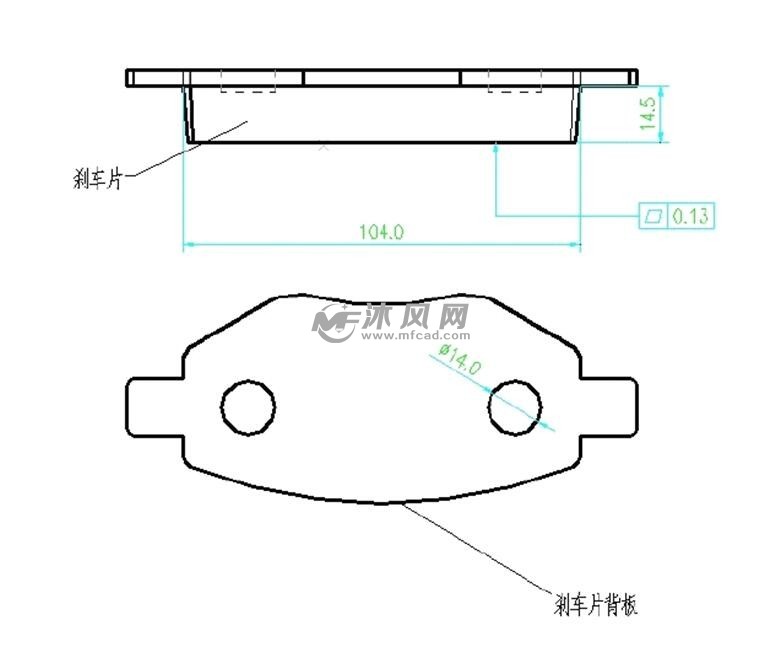 末香与刹车片模具设计