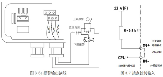 流量传感器与吹塑机控制线路图