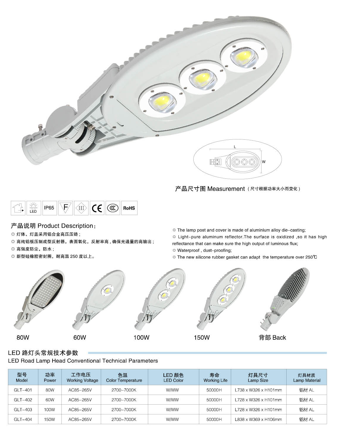 其它室外照明灯具与传输设备价格