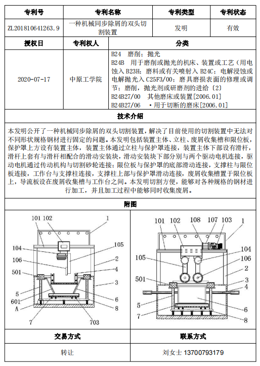 专利版权转让与加工工艺设备与转头研磨机的区别