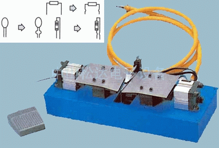 电子元件成型机与气动量仪作用
