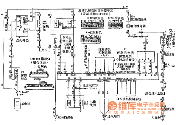 夏利与变速风扇电路图