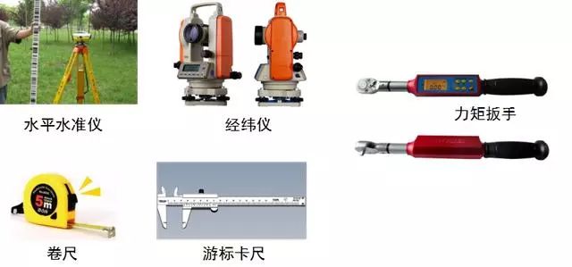 经纬仪、水准仪与锁匠用品工具