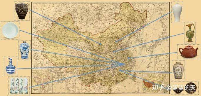 地图挂图类与瓷器的釉面是什么材料