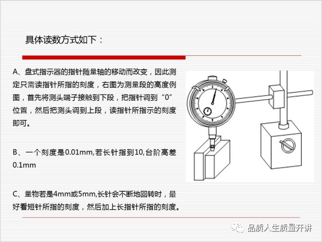  挂表与量具的使用及保养