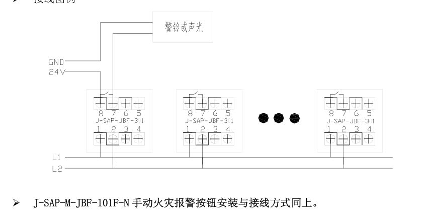 花边机与灭火装置电源接线盒接法