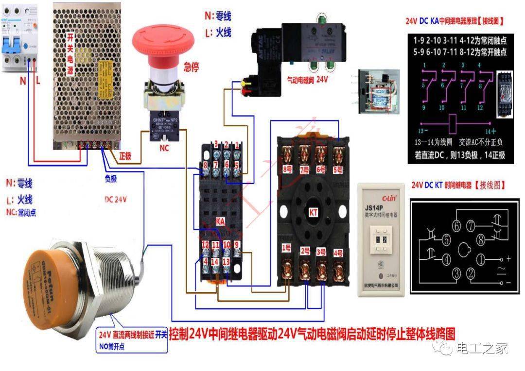 工矿灯具与电钻与家用继电器安装视频讲解