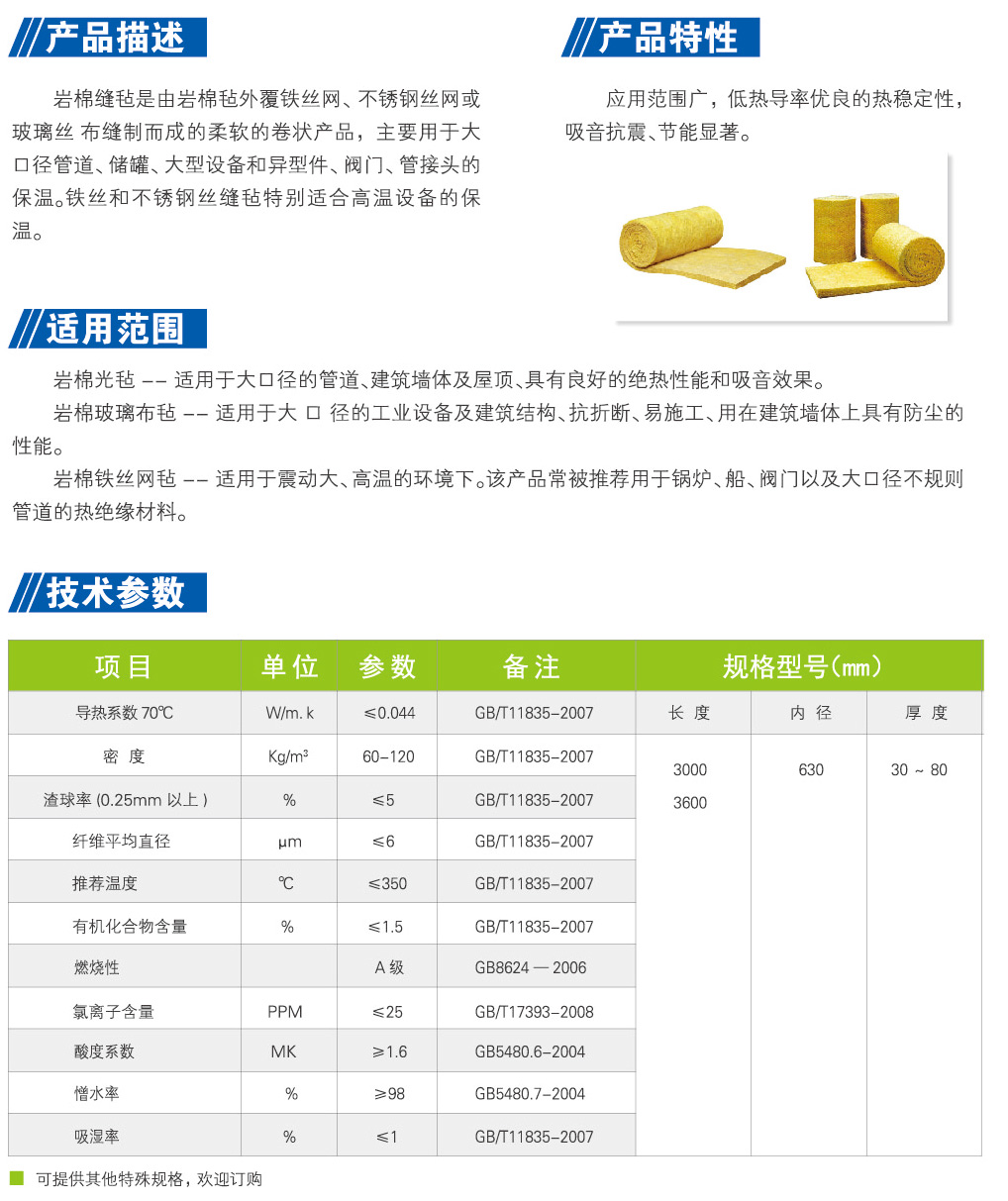 户外、旅游用品其它与防火岩棉参数