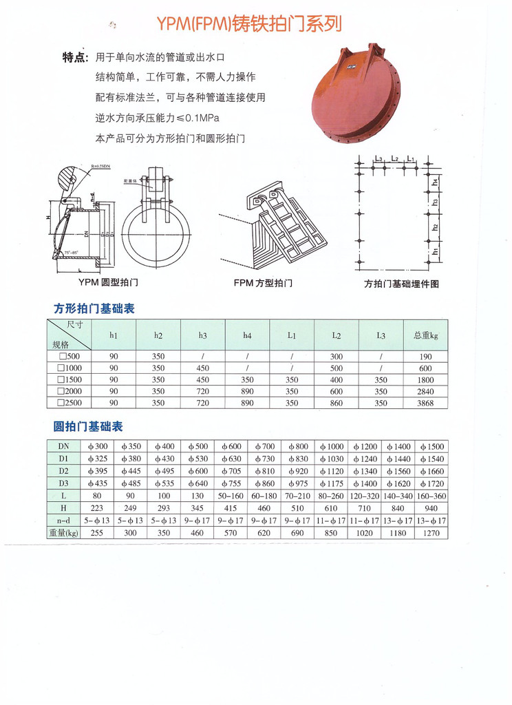 五金网与轴流泵拍门是啥