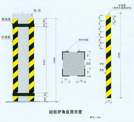 护角与金属桩怎么打