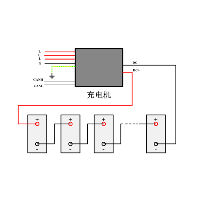 传动带与电瓶充电器电源线怎么接