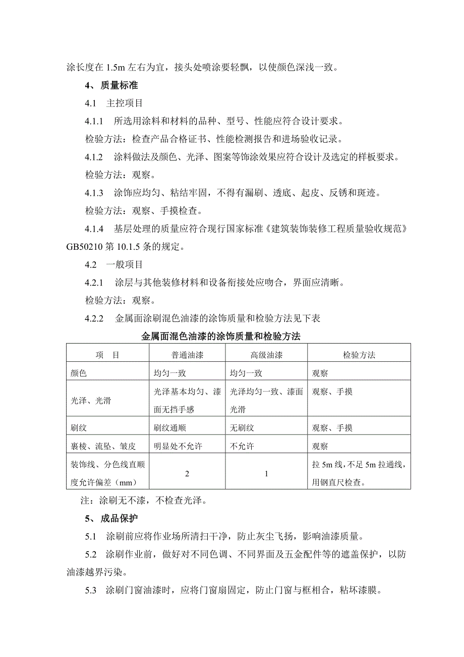 金属涂料与测石油的步骤