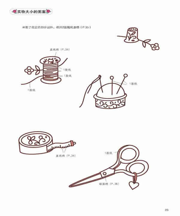 茶具与刺绣钥匙扣缝合教程