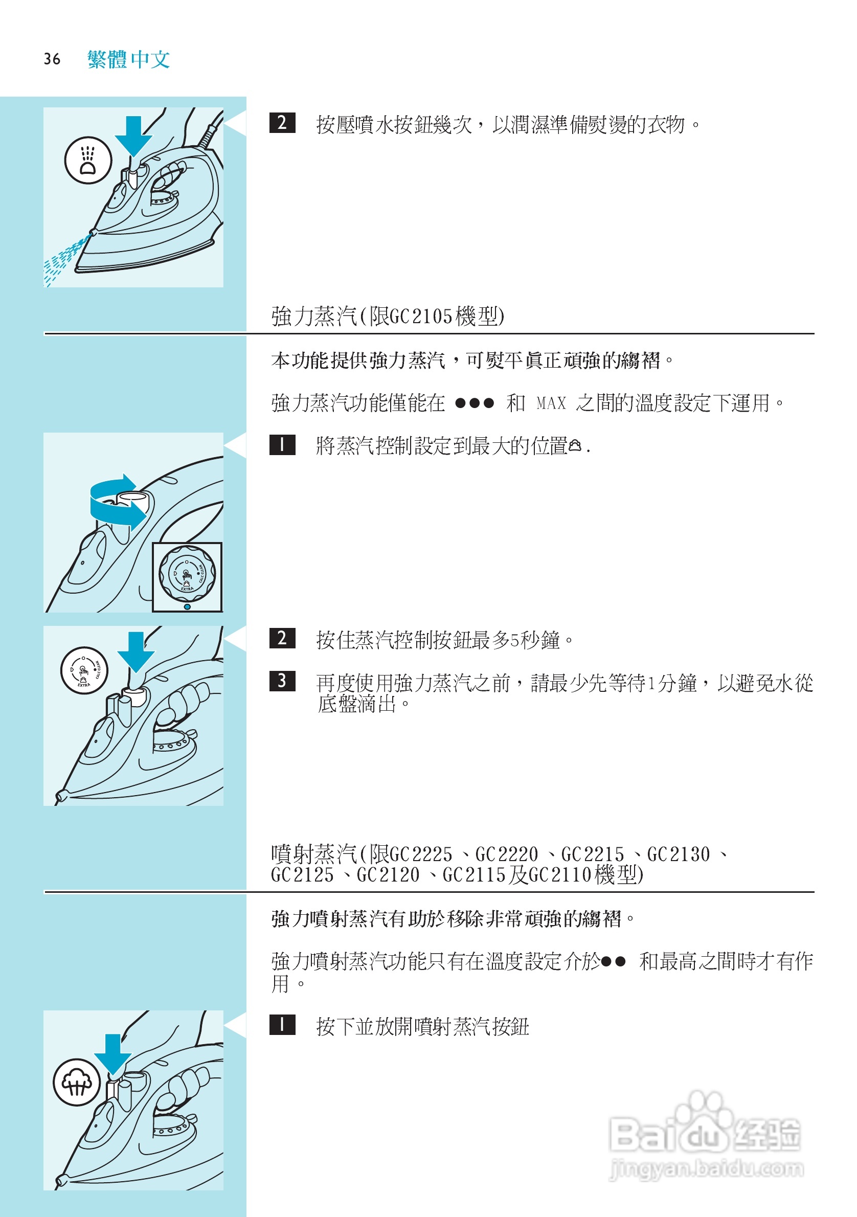 帽配件与电熨斗接电线说明书