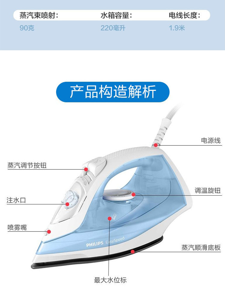 电熨斗与电熨斗接线实物图