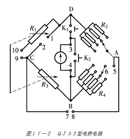 天然玉石与电桥电路怎么接